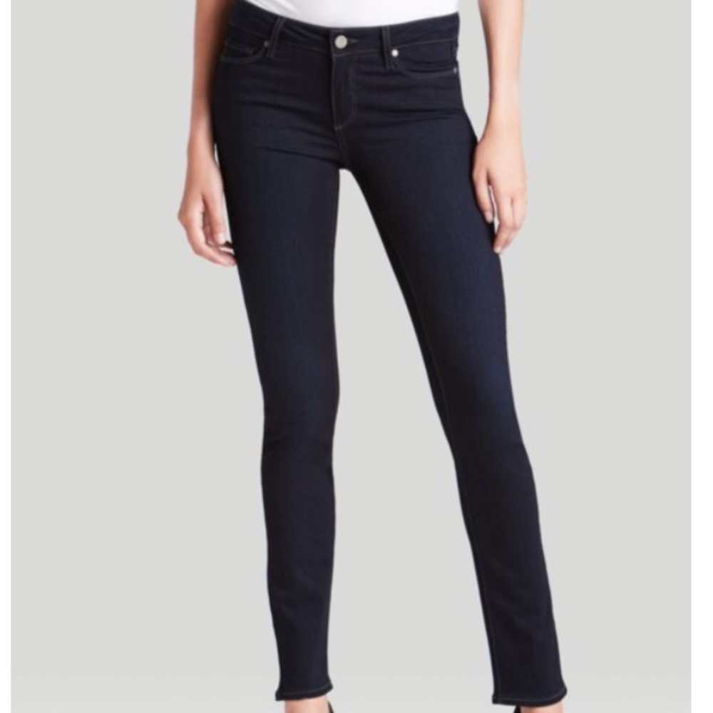 Paige Transcend Skyline Skinny in Mona